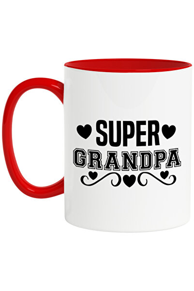 StoryGift Romania Cana Pentru Un Bunic Iubit Cu Mesajul "super Grandpa" Si In...