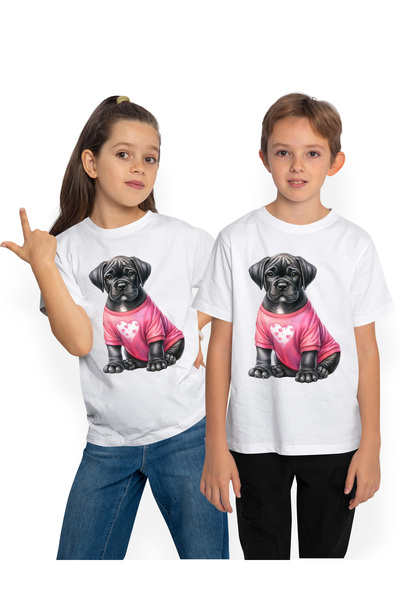 StoryGift Romania Tricou Copii Cu Un Catelus Tristut, Ilustratie, Bluza Cu In...