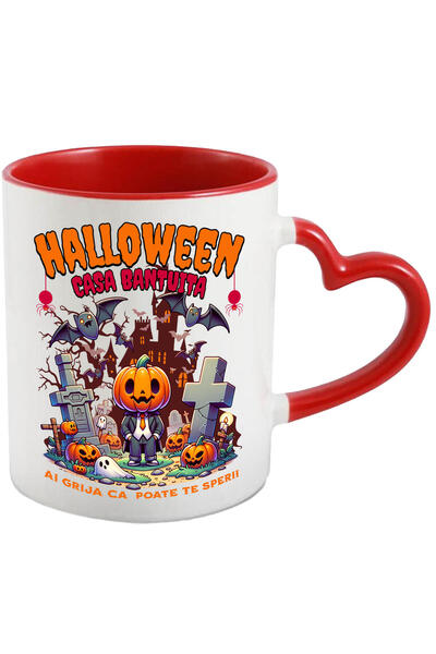 StoryGift Romania Cana Cu Om Cu Cap De Dovleac Text Hallowen Casa Bantuita Ai...