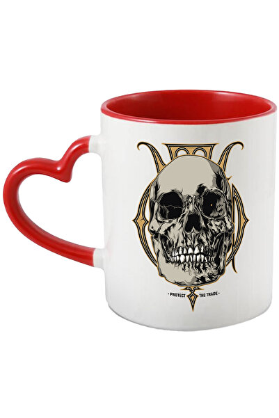 StoryGift Romania Cana Cu Mesaj In Engleza Protect The Trade, Craniu, Dinti, ...