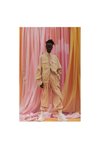 StoryGift Romania Tablou Canvas Persoana Cu Pielea Neagra Cu Parul Brunet In ...