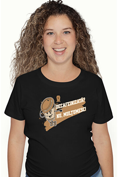 StoryGift Romania Tricou Femei Decafeinizata Nu, Multumesc! Pahar Cafea Dans ...