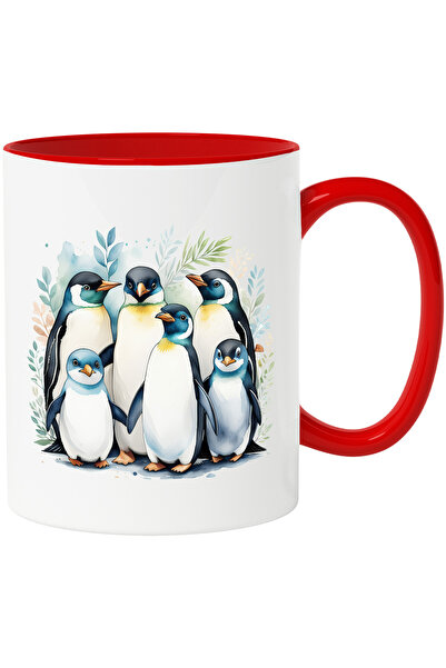 StoryGift Romania Cana Cu Mai Multi Pinguini | Ilustratie | Natura | Plante |...