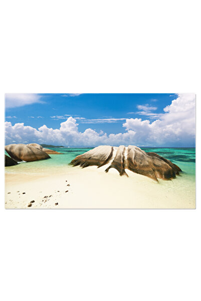 StoryGift Romania Tablou Canvas Plaja Cu Priveliste Aeriana Imagine Spectacul...