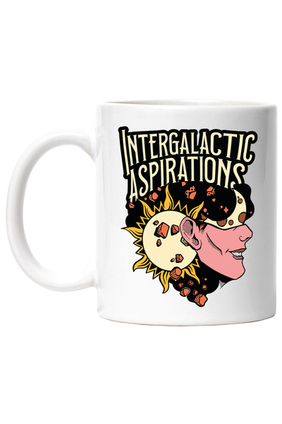 StoryGift Romania Cana Cu Mesaj In Engleza Intergalactic Aspirations, Soare, ...