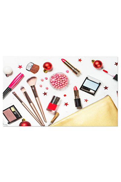 StoryGift Romania Tablou Canvas Produse Cosmetice Pe Fundal Alb O Varieate De...