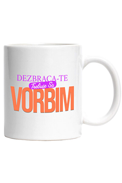 StoryGift Romania Cana Cu Mesaj In Limba Romana Colorat Text Dezbraca-te Treb...