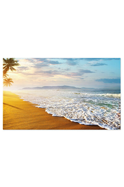 StoryGift Romania Tablou Canvas 120 X 80cm - Apus La Hikkaduwa, Sri Lanka - P...