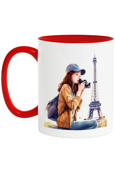 StoryGift Romania Cana cu o fata care face fotografii, calatorie, ilustratie,...