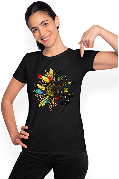 StoryGift Romania Tricou Femei Cu Mesajul "in A World Where You Can Be Anythi...