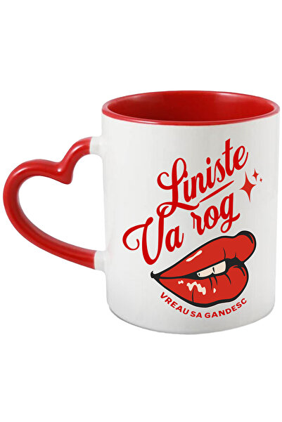 StoryGift Romania Cana Cu Buze Rosii Feminine Text Haios Liniste Va Rog Vreau...