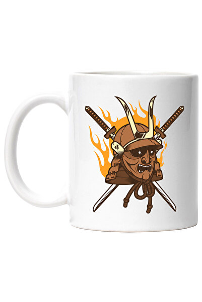 StoryGift Romania Cana Cu Masca, Oni, Samurai, Flacari, Katana, Asiatic, Mult...