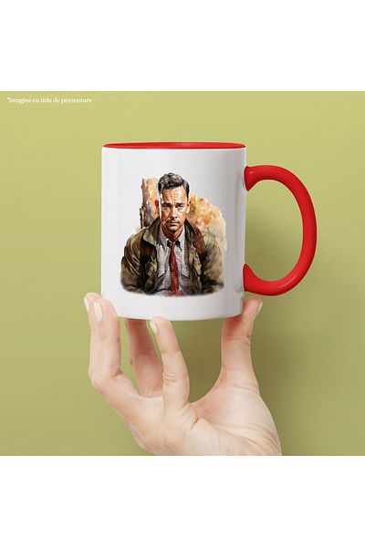 StoryGift Romania Forrest Gump Mug, Fictional Character, Movie Lovers, Multicolor 330 ml, Wax, With ,STG.