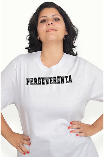 StoryGift Romania Tricou Femei Perseverenta, Mesaj Motivational, Text Inspirational, Self Care, C Wht_m
