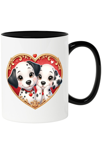 StoryGift Romania Cana Cu O Catelusa Si Un Catel | Ilustratie | Dalmatieni | ...