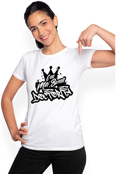 StoryGift Romania Tricou Femei Pentru Cea Mai Buna Doctorita, Apreciere, Cado...