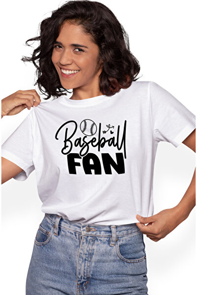 StoryGift Romania Tricou Femei Pentru Fanii Sportului Baseball - Minge Efort Meci Cu Imprimeu Pe Wht_l