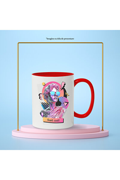 StoryGift Romania Greek Statue Mug Artificial Intelligence I'm Cool!, 330ml, Ceramic with Man, With,STG