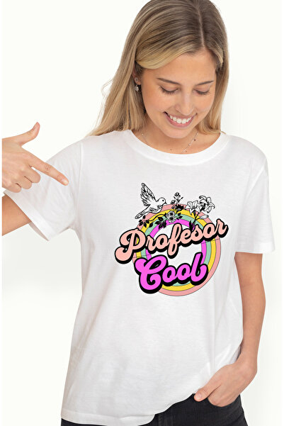 StoryGift Romania Tricou Femei Profesor Cool Educatie Scoala Copii Cu Imprime...