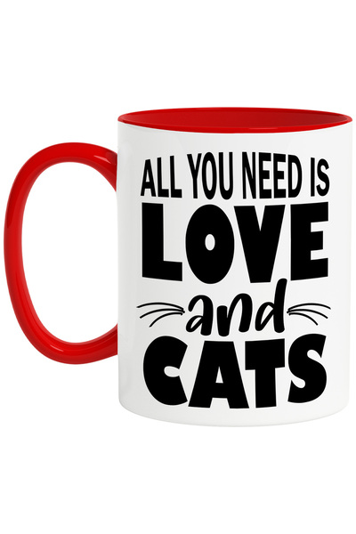 StoryGift Romania Cana Pentru Iubitorii De Pisici Cu Textul In Engleza "all Y...