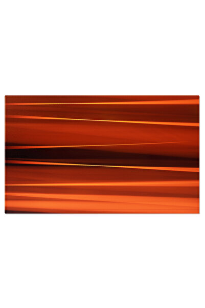 StoryGift Romania Tablou Canvas Abstract Rosu In Dungi, Model, Sclipire, Diag...
