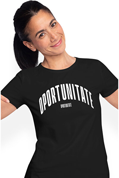 StoryGift Romania Tricou Femei Cuvantul Oportunitate, Motivational, Self Help...