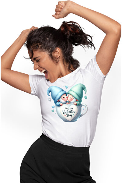 StoryGift Romania Tricou Femei Cu Doi Gnomi Intr-o Tricou Femei, Indragostiti...