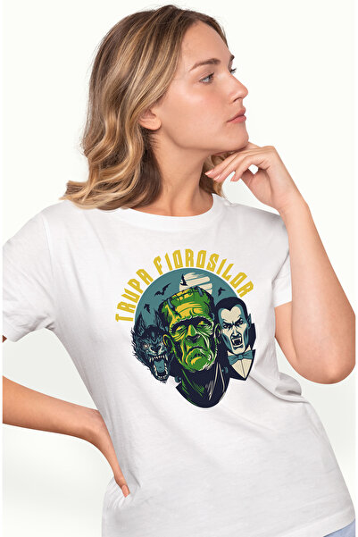 StoryGift Romania Tricou Femei Trupa Fiorosilor-darcula, Cu Imprimeu Pe Fata,...