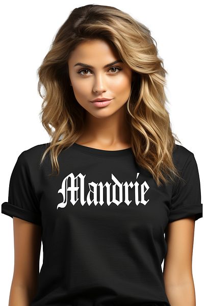 StoryGift Romania Tricou Femei Mandrie, Mesaj Motivational, Cuvant, Text Inspirational, Self Care, Blk_l