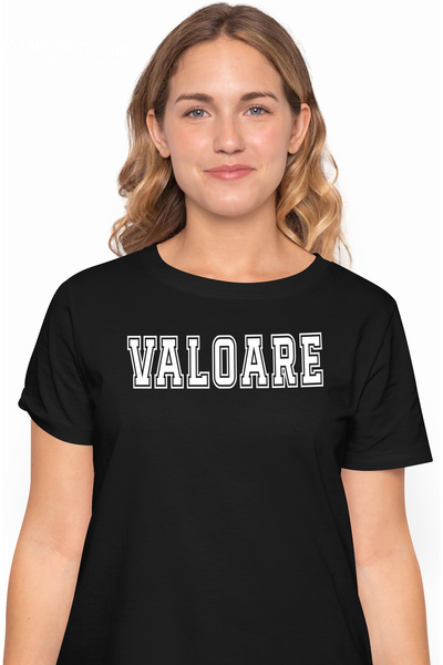 StoryGift Romania Tricou Femei Valoare, Mesaj Motivational, Text Inspirationa...