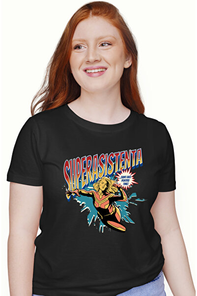 StoryGift Romania Tricou Femei Super Asistenta, Supererou Sunt Aici Pentru Ti...