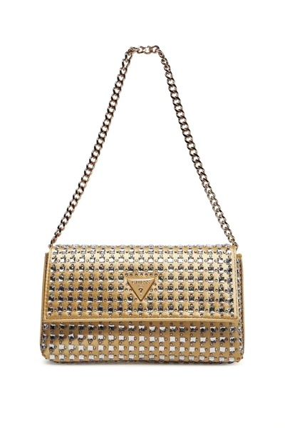 Guess ZALINA FLAP CLUTCH Kadın Sarı Omuz Çantası HWIG9350700-GOL