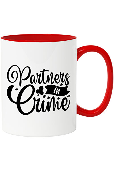 StoryGift Romania Cana Cu Inimioare Si Textul "partners In Crime" - Parteneri...