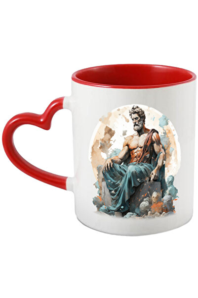 StoryGift Romania Cana Cu Statuia Lui Zeus, Tron, Mitologie Greaca, Zeu, Mult...