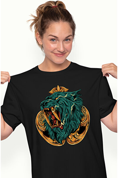 StoryGift Romania Tricou Femei Cu Emblema, Mar, Flacari, Sabercat, Multicolor...