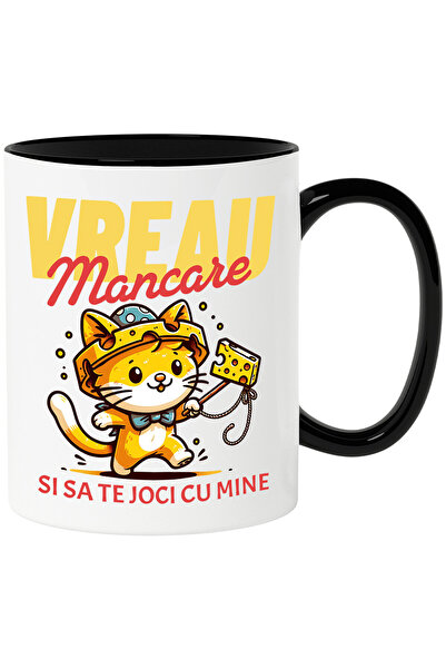 StoryGift Romania Cana Cu Pisica Portocalie Cu Capcana Cu Branza Soareci Text...