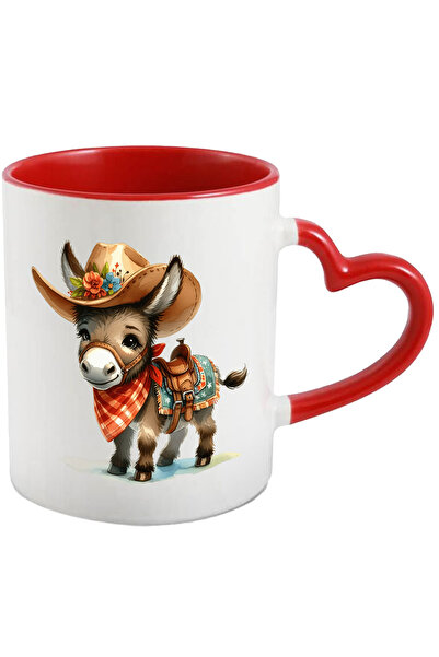 StoryGift Romania Cana Cu Un Magar Care Poarta O Palarie De Cowboy | Ilustrat...