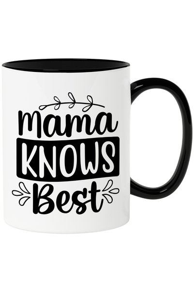 StoryGift Romania Κούπα με το κείμενο στα αγγλικά "Mama knows best" - η μαμά ...