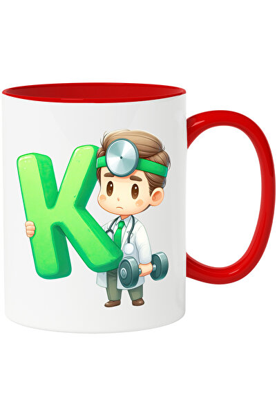 StoryGift Romania Cana Cu Un Doctor Care Tine Litera "k" | Ilustratie | Scoal...