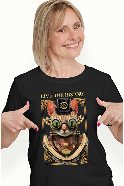 StoryGift Romania Tricou Femei Personalizata Pisica, Istorie, Inventator, Liv...