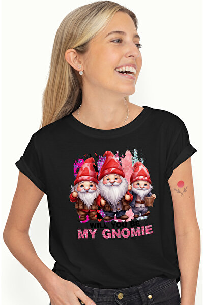 StoryGift Romania Tricou Femei Cu Pitici Cu Mesajul "will You Be My Gnomie", ...