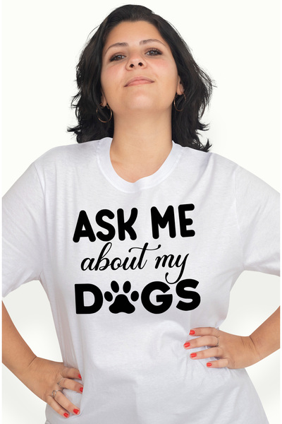 StoryGift Romania Tricou Femei Cu Labuta Si Mesajul In Engleza "ask Me About ...