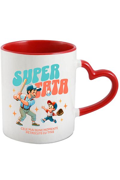 StoryGift Romania Mug - Pink - Ceramic