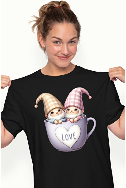 StoryGift Romania Tricou Femei Cu Doi Gnomi Fericiti Intr-o Tricou Femei, Cu ...