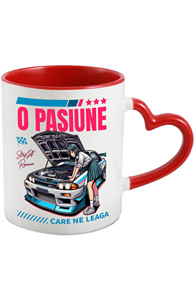 StoryGift Romania Cana Cu Fata Stil Anime Tinuta Moderna Text O Pasiune Care ...