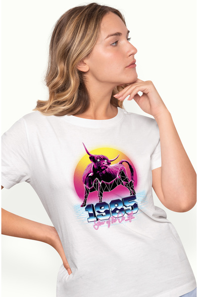 StoryGift Romania Tricou Femei Cu Mesaj In Engleza 1985 Year Of The Ox, Vapor...