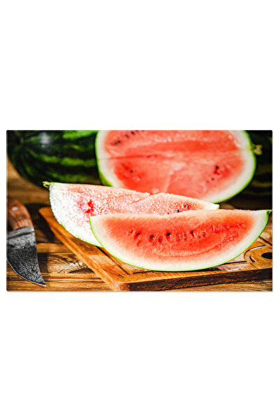 StoryGift Romania Tablou Canvas Felie De Pepene Rosu Proaspat, O Delicatesa S...