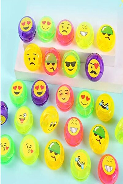 Bundeba 10 Adet Plastik Emoji Yoyo Oyuncak Karne Hediyesi Özel Gün Çocuklarımıza Doğum Günü Hediyesi