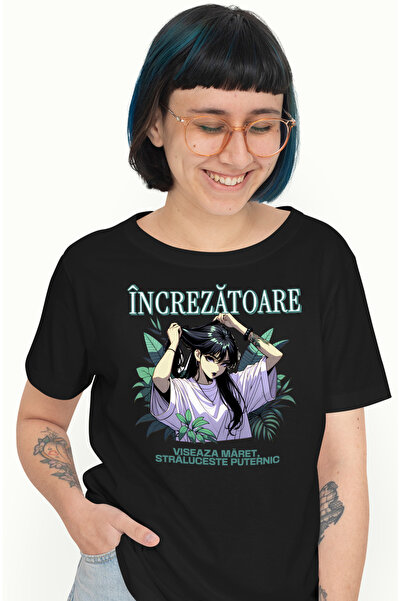 StoryGift Romania Tricou Femei Fata Mesaj Motivational Increzatoare Viseaza M...