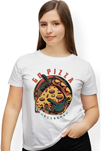 StoryGift Romania Tricou Femei Cu Felie De Pizza, Doua Maini Aratand Semn, Te...